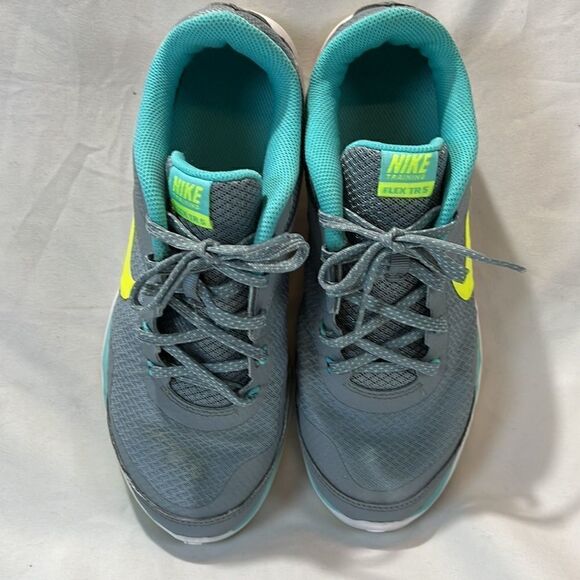 Womens Nike Training Flex TR 5 Blue Grey 7.5 - Picture 8 of 11